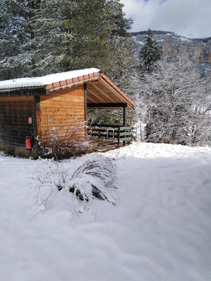 Chalet Du Camping La Porte St Martin Saint-Martin-en-Vercors Ngoại thất bức ảnh
